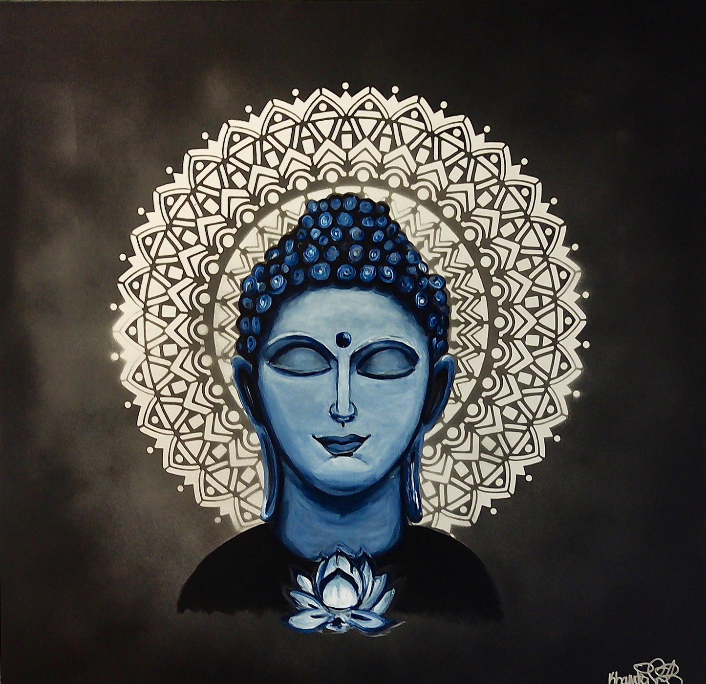 “BUDDAHKHAN” 8.5 x 11 PRINT (FRAMED 11x14)